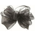 thumbnail image 1 of 1.5 in. Black Chiffon Ribbon, 1 of 1
