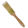 thumbnail image 1 of 1.5 in. Flat-Cut Polyester Paint Brush with Wooden Handle for Home Exterior or Interior, 1 of 1
