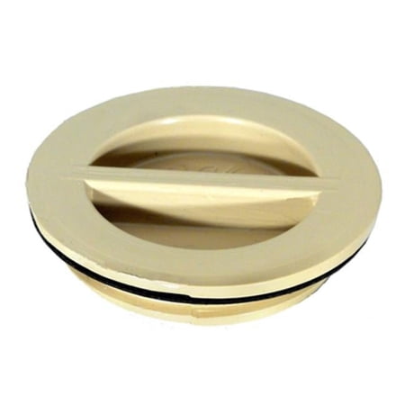 1.5 in. Flush Plug with Gasket, Beige