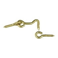 thumbnail image 1 of 1.5 in. Hooks & Eyes - Solid Brass - Pack of 2, 1 of 1