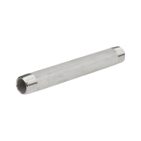 1.5 in. MPT x 1.5 in. Dia. x 1.75 in. MPT Stainless Steel Pipe Nipple