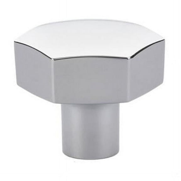 1.5 in. Mod Hex Cabinet Knob, Bright Chrome