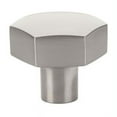 thumbnail image 1 of 1.5 in. Mod Hex Cabinet Knob, Satin Nickel, 1 of 1