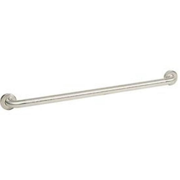 1.5 in. dia. Stainless Steel Straight Peened Grab Bar - 36 in.