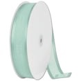 thumbnail image 1 of 1.5 in. x 100 yds. Organza Satin Edge Ribbon, Aqua, 1 of 1