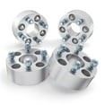 thumbnail image 1 of 1.5 inch Golf Cart Wheel Spacers (4x4 Bolt Pattern, 62mm Bore, 1/2x20 Studs, Cone Seat Nuts) Compatible with EZ GO EZGO Club Car (Widens Track by 3 inches) 4x101.6 38mm 4pcs, 1 of 7