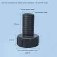 thumbnail image 1 of 1/2\" 3/4\" 1\" 2\" Thread IBC Tank Adapter Faucet Connector for Water Connector, 1 of 8