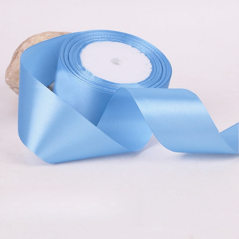 1.5 inch baby beige solid color satin ribbon, 25 yards craft fabric ...
