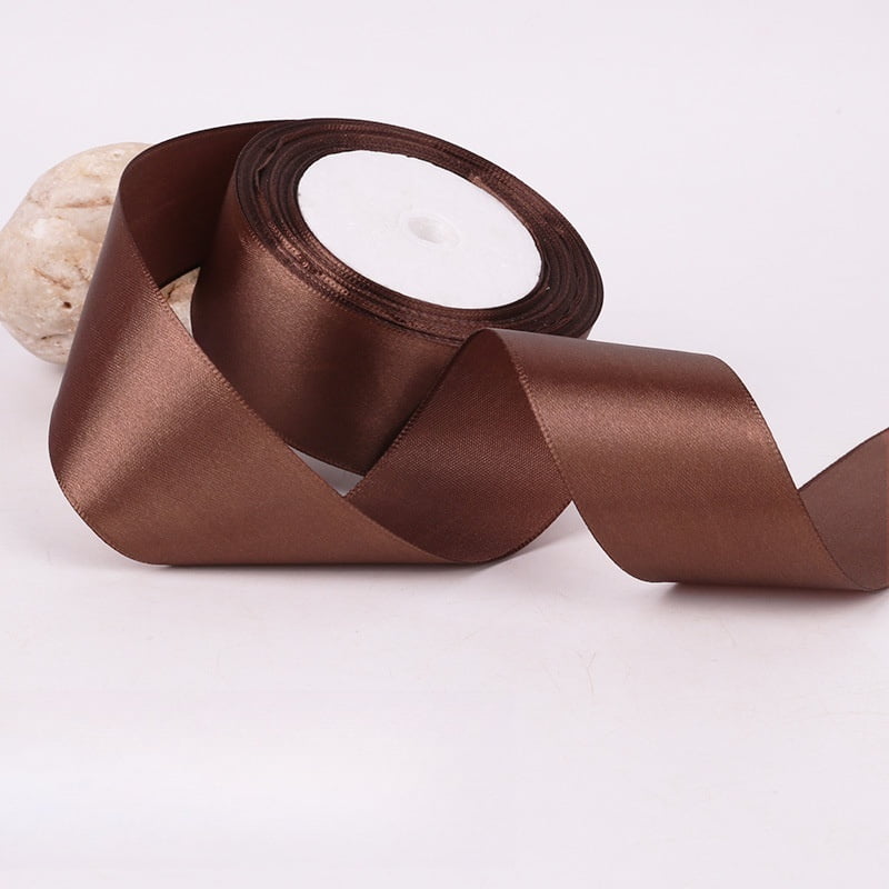 Craft County Double Face Satin Ribbon - 25 Yards (75 Ft) For Crafts, Wrapping & Bows