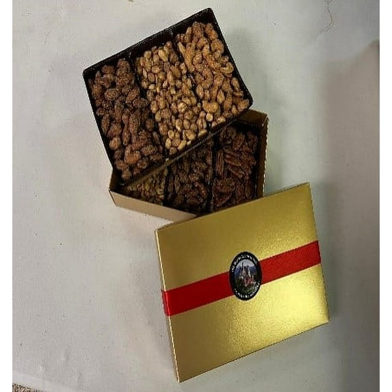 1.5 lb. Gift Box Assorted Cinnamon Roasted Nuts