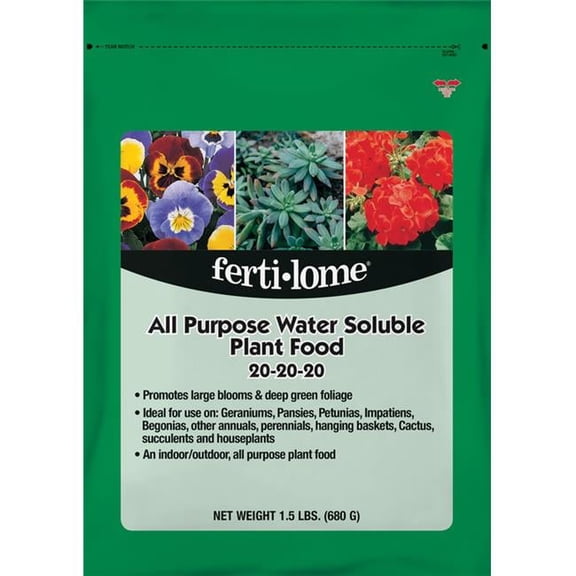 1.5 lbs All Purpose Water Soluble 20-20-20 Plant Food