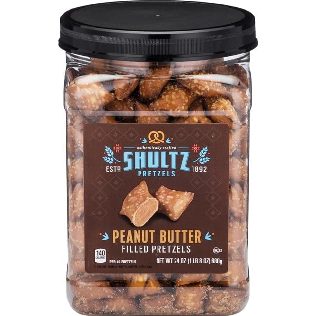 1.5 lbs Peanut Butter Filled Shultz - Blue & White