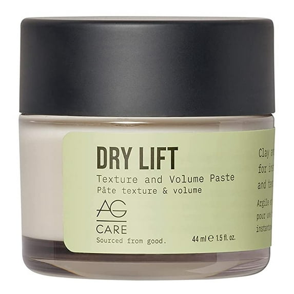1.5 oz , AG Hair Care Dry Lift Texture & Volume Paste hair beauty, Pack of 1 w/ Sleekshop Pink Comb