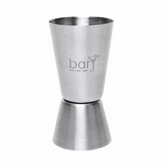 1.5 oz Stainless Steel Double Jigger - Silver
