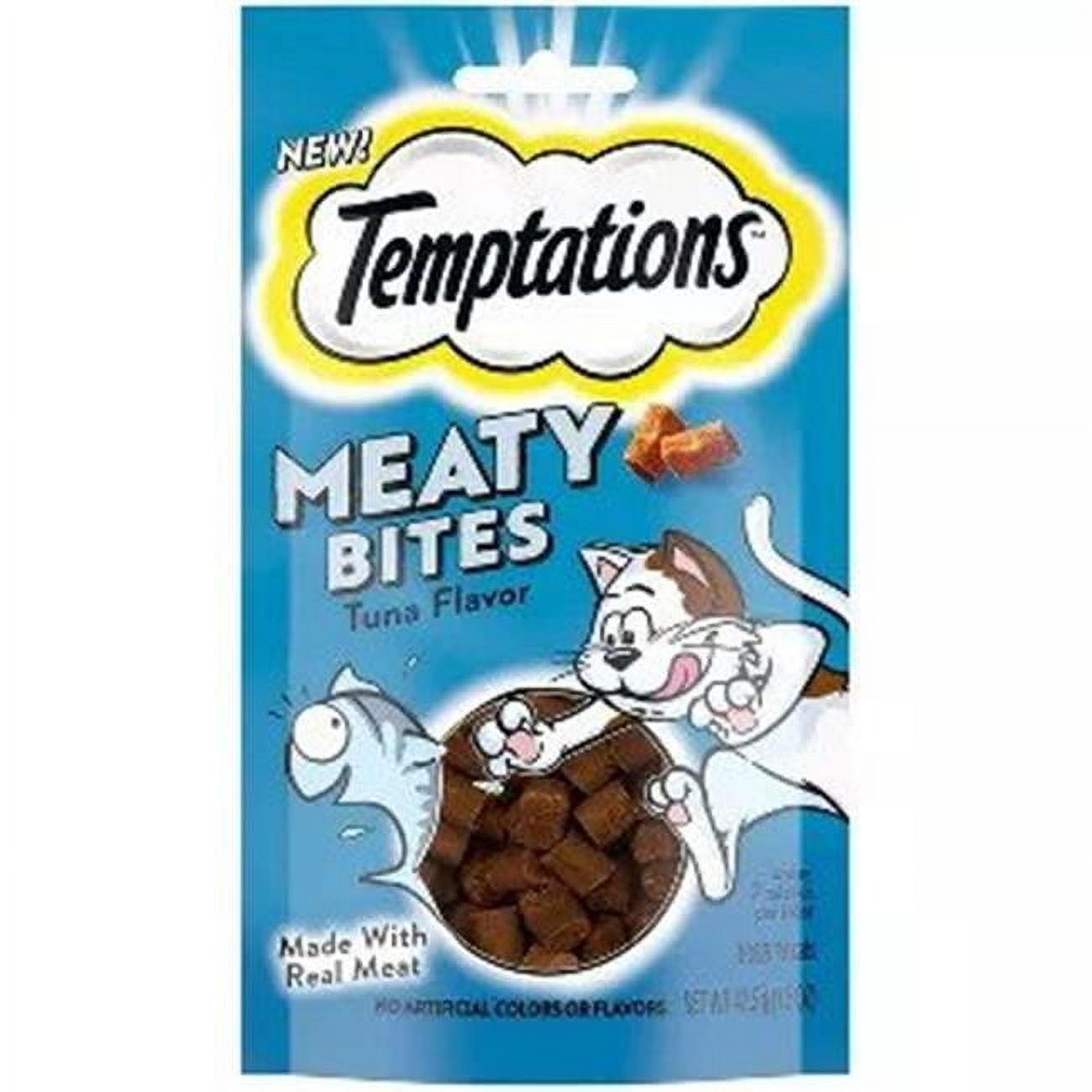 1.5 oz Temptations Meaty Bites Tuna Cat Treats