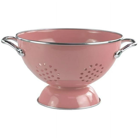 1.5 qt Colander Powder Coated Colander Pink