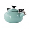 thumbnail image 1 of 1.5 qt. Enamel on Steel Whistling Tea Kettle, Blue, 1 of 1