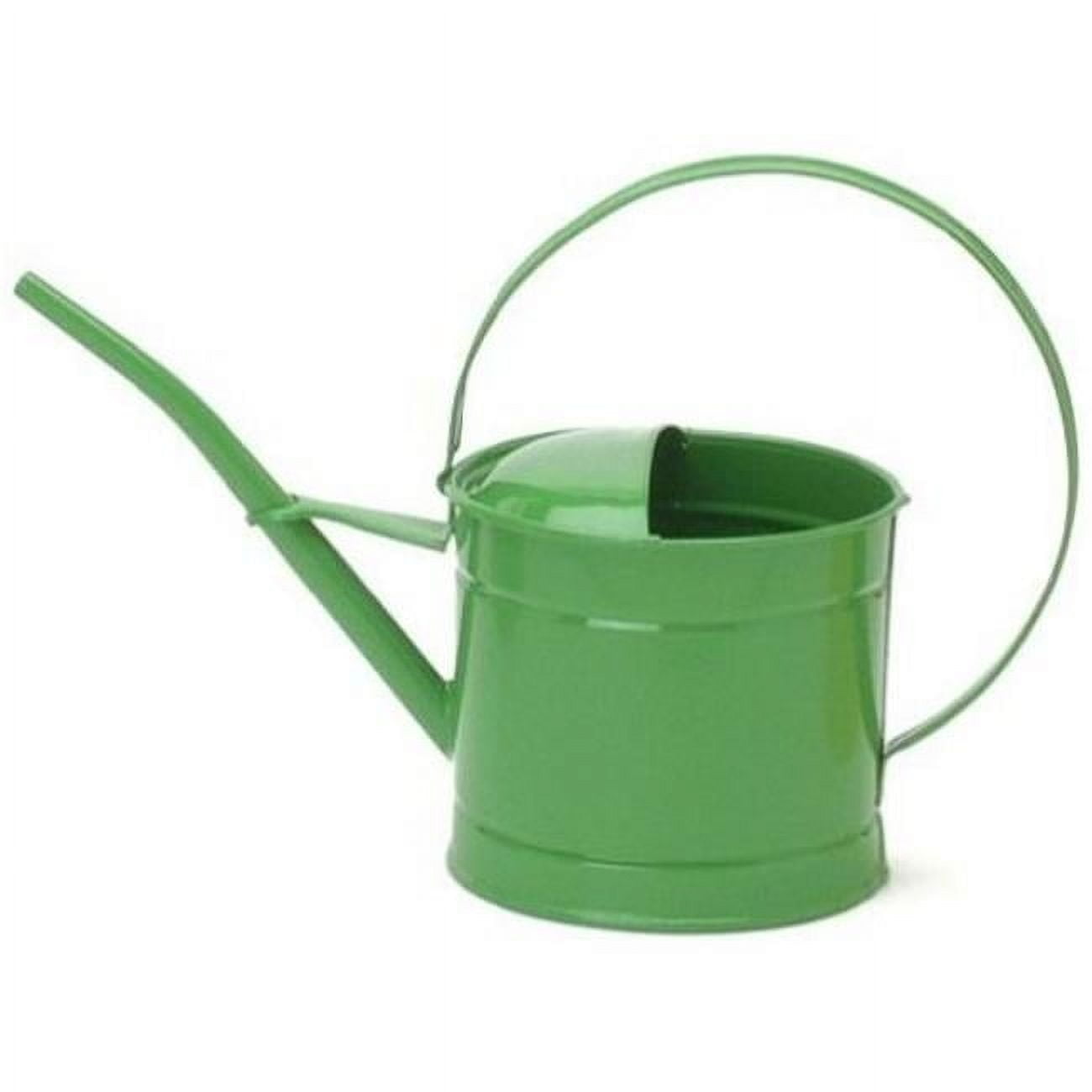 1.5 qt. Enameled Galvanized Steel Watering Can, Apple Green