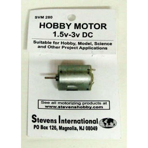 1.5 to 3v DC Small Electric Motor (Round Can) (for more speed)