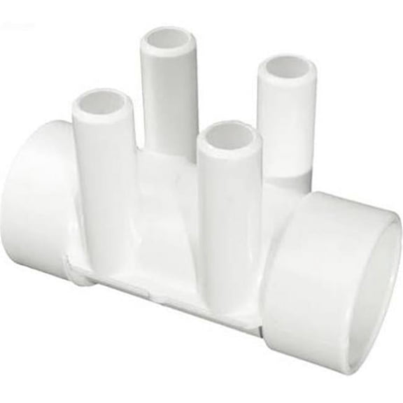 1.5 x 1.5 in. Slip Manifold Pvc Waterway Pipe - 4 Port & 0.375 in.