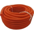 thumbnail image 1 of 1.5" x 100' Flexible Corrugated Orange LDPE NON Split Tubing Wire Loom, 1 of 3