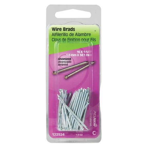 1.5 x 16 in. 1.5 oz Galvanized Brad