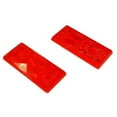 thumbnail image 1 of 1.5 x 3.25 in. Pair of Reflectors , Amber, 1 of 1