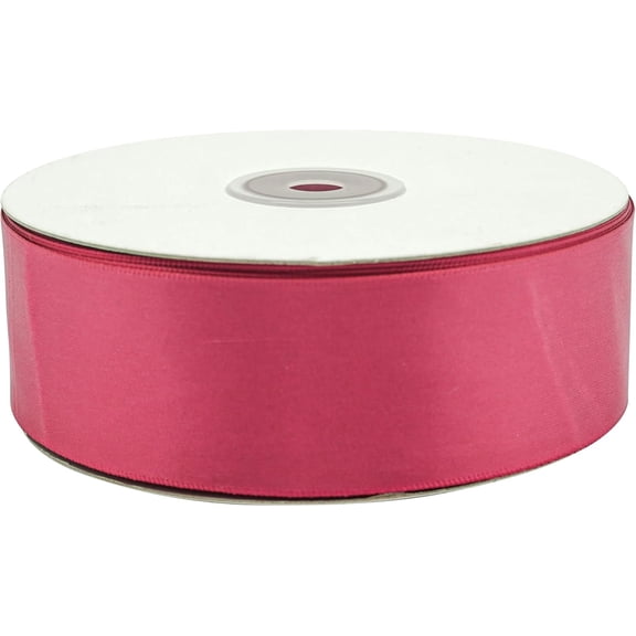 1.5" x 50 Yard Fuchsia Single Faced Inch Satin Ribbon Art Sewing Party Favor Gift Christmas Birthday Ribbon