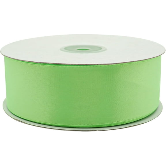 1.5" x 50 Yard Neon Green Single Faced Inch Satin Ribbon Art Sewing Party Favor Gift Christmas Birthday Ribbon