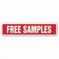 thumbnail image 1 of 1.5 x 7 in. Free Samples Street Decal - Giveaways Sampler Consumer Product Freebie, 1 of 1