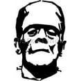 thumbnail image 1 of (1) 5"x7.7" Frankenstein Halloween Haunted Vinyl Decal Car Window Stickers BLACK, 1 of 1