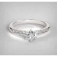 thumbnail image 1 of 1.50 CT Diamond Engagement Ring, 14K White Gold - Size 6.5, 1 of 1