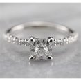 thumbnail image 1 of 1.50 CT Radiant Diamond Engagement Ring, 14K White Gold - Size 6.5, 1 of 1