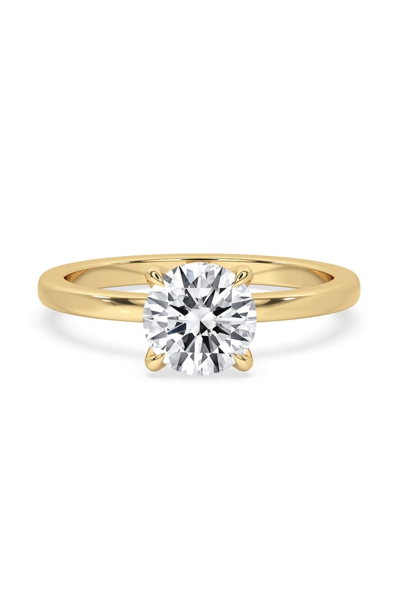 1.50 CT Round Brilliant Cut IGI Certified Ring Single Stone Solitaire Wedding Ring, Unique Wedding Anniversary For Her, Promise Ring