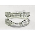 thumbnail image 1 of 1.50 CT Solitaire Enhancer Moissanite Ring Guard in 925 Sterling Silver, 1 of 2