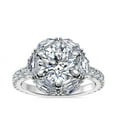 thumbnail image 1 of 1.50 Ct Round Cut Shinning Solitaire Natural Diamond Anniversary Ring for Women in 18K White Gold Size 10 (F-G/VS1) by Diamond-Capitals, 1 of 8