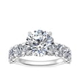 thumbnail image 1 of Diamond-Capitals 1.50 Ct Genuine Round Shape Solitaire Natural Diamond Wedding Ring for her Solid 14K White Gold Size 8.5 (F-G/VS1), 1 of 8