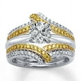 thumbnail image 1 of 1.50 Carat Round Diamond Bridal Set in White Gold, 1 of 4