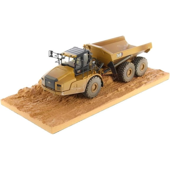 1:50 Caterpillar 745 Weathered Articulated Truck - Weathered Series by Diecast Masters - 85704