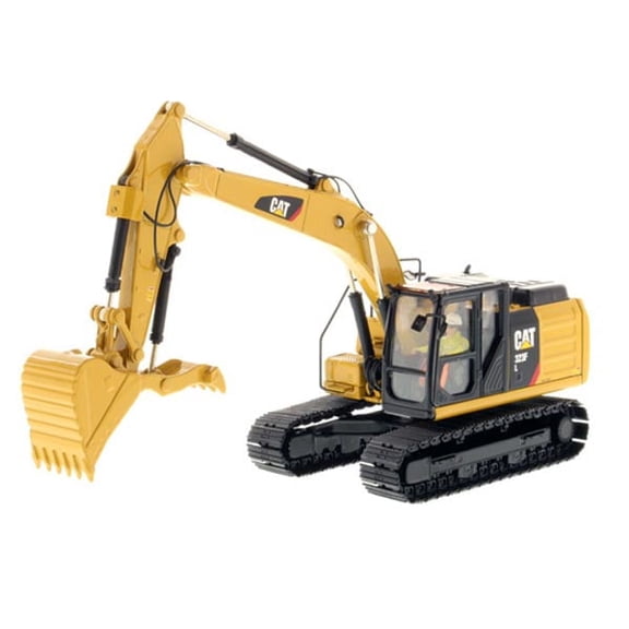 1/50 Caterpillar CAT 323F L Hydraulic Excavator With Thumb by Diecast Masters 85924