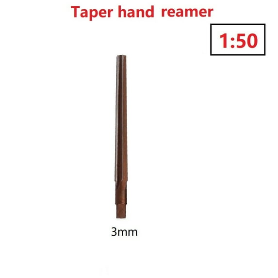 1:50 Conical Degree Sharp Manual Pin Taper Shank Hand Reamer 3/4/5/6/8/10mm