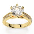 thumbnail image 1 of 1.50 Ct Brilliant Round Cut Diamond Bridal Rings Solid 18K Yellow Gold, 1 of 6