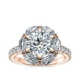 thumbnail image 1 of Diamond-Capitals 1.50 Ct Beautiful Round Shape Genuine Diamond (F-G/VS1) Solitaire Engagement Ring for Girls in 14K Rose Gold Size 6.5, 1 of 8