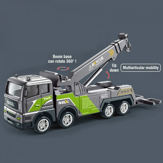 1/50 Diecast Engineering Vehicle Excavator Bulldozer Car Model Simulation Alloy Head Dumper Truck Crane Tanker Toys for Kids Boy