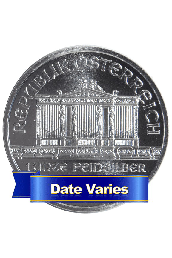 1.50 Euro Silver Austrian Philharmonic 1 oz BU Random Year