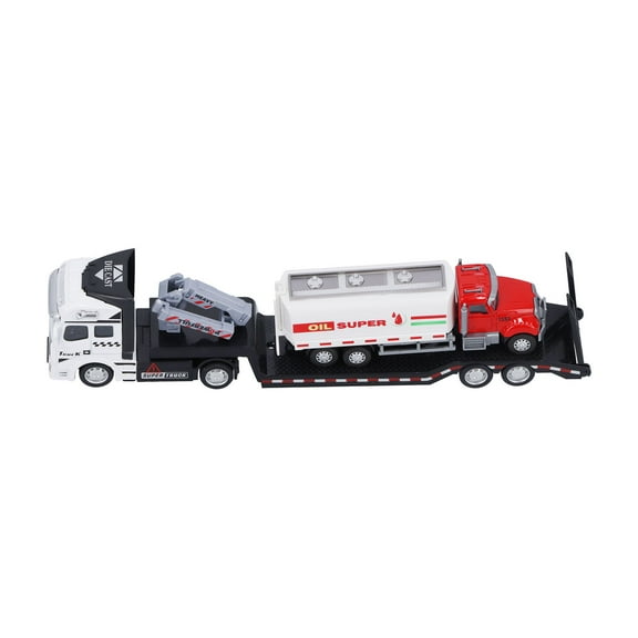 1:50 Garbage Truck Toys Safe Drop Resistant Alloy Metal Model Car Toys for Boys and Girls