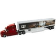 thumbnail image 1 of 1:50 Peterbilt 579 Ultraloft Tractor with Cat Mural Trailers - Diecast Masters 85665 Transport Seriees, 1 of 9