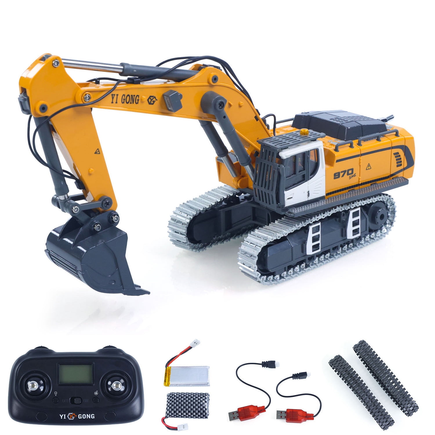 1/50 RC Excavator K970 Engineering Vehicle Remote Control Electric ...