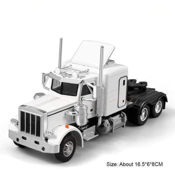 1:50 Scale Alloy Diecast Container Transport Truck Model, Simulated Freight Semi-Trailer Vehicle with Openable Doors, Realistic Sound & LED Light Effects,Hobby Collectible & Premium Gift for Boys