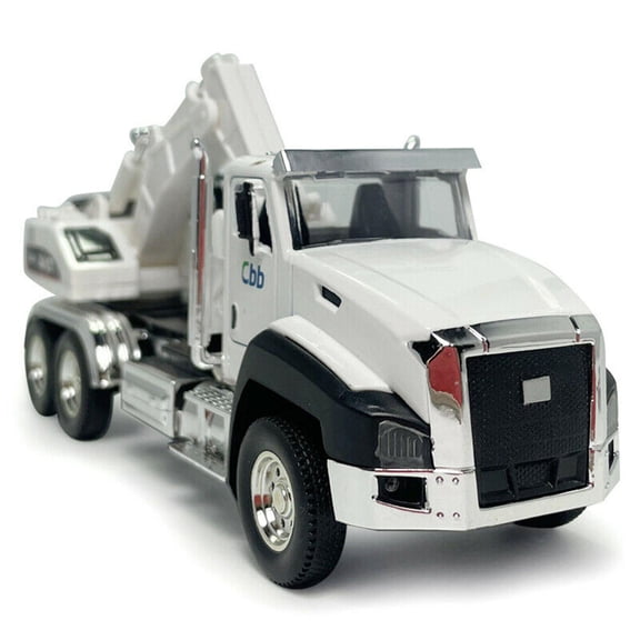 1:50 Scale Alloy Truck Pull Back Model Toy Durable, Safe for Kids Gift or Home Decor